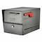 Architectural Mailboxes Mailbox, Pewter, Post Mount, Large 6400P-R-10 - alternate 1